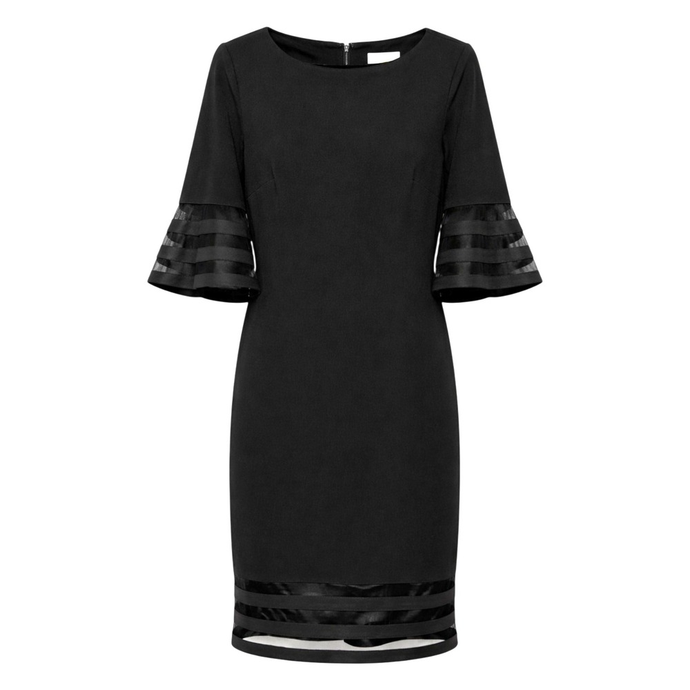 Classic Elegant Quiet Luxury Midi Dress Women Size 12 Old Money Special Occasion